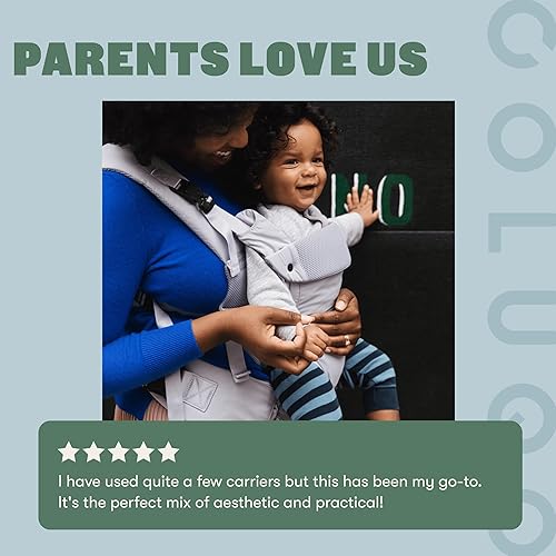 Miniatura 5 de Colugo Portabebés - Portabebés para recién nacidos a niños pequeños, ajustable, ligero, transpirable para recién nacidos hasta 33 libras (niño