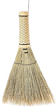 Mini Handheld Corn Broom Woven Straw Cleaning Brush for Home Car for Small Spaces Reach Areas Housewarming Present Compact Easy to Store