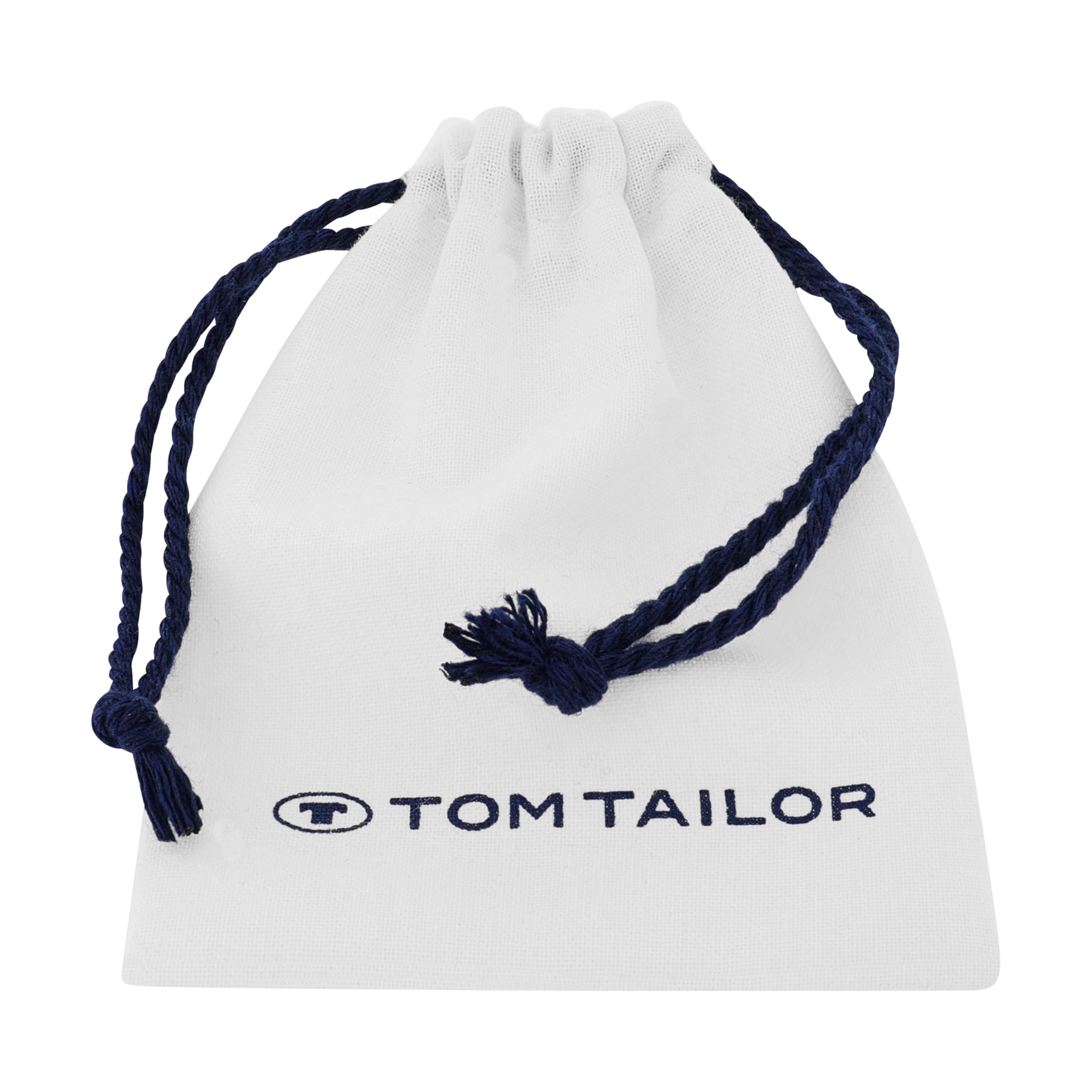 TOM TAILOR - Bracciale da Donna in Acciaio inox - Placcato Oro/Dorato - con Zircone - Ciondolo a Perlina Botte - TT-B0086