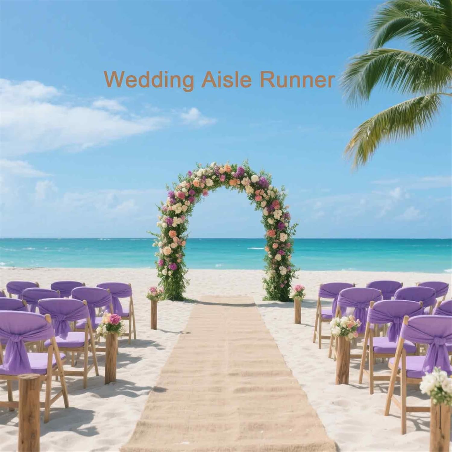 3 Pack 40" x15 Feet Natural Burlap Fabric,Multipurpose Burlap for Weed Barrier and Gardening,Jute Fiber for Decoration,Wedding Ceremony Aisle Runner,Outdoor Plant Care,Tree Wrap