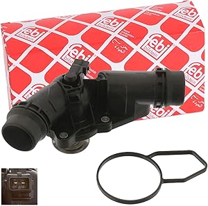 Febi bilstein 43624 thermostat with housing and gasket)
