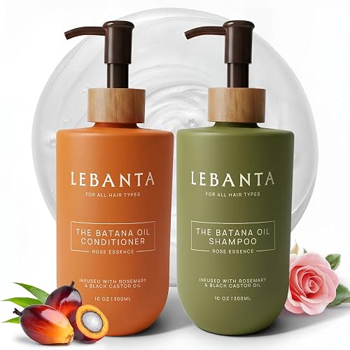Lebanta Batana Oil Shampoo and Conditioner Set