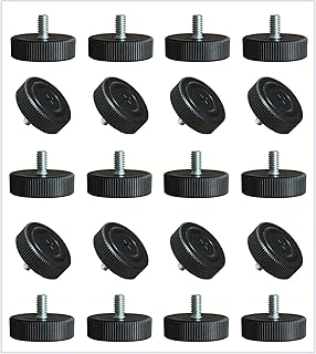 Table Base Leveler (Table Base Glide) for Restaurants & Homes, Adjustable, Thread #1/4-20, 40 pcs per Pkg (40)
