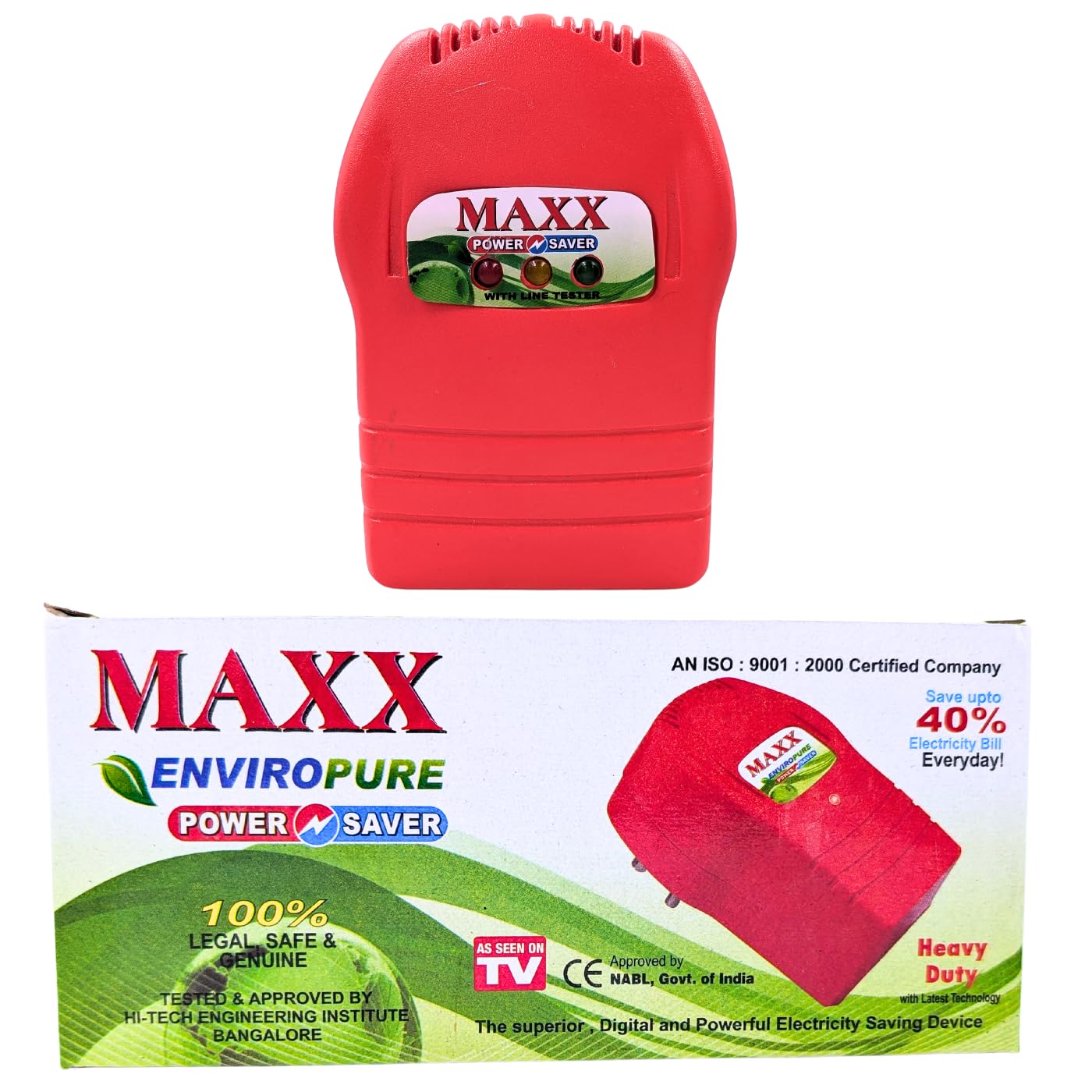 Maxx Power Saver Gold Electricity Saving Device, 40% Electricity Savings, Ideal for Home and Office Use (1) (B0D8J27V77) Amazon Price History, Amazon Price Tracker