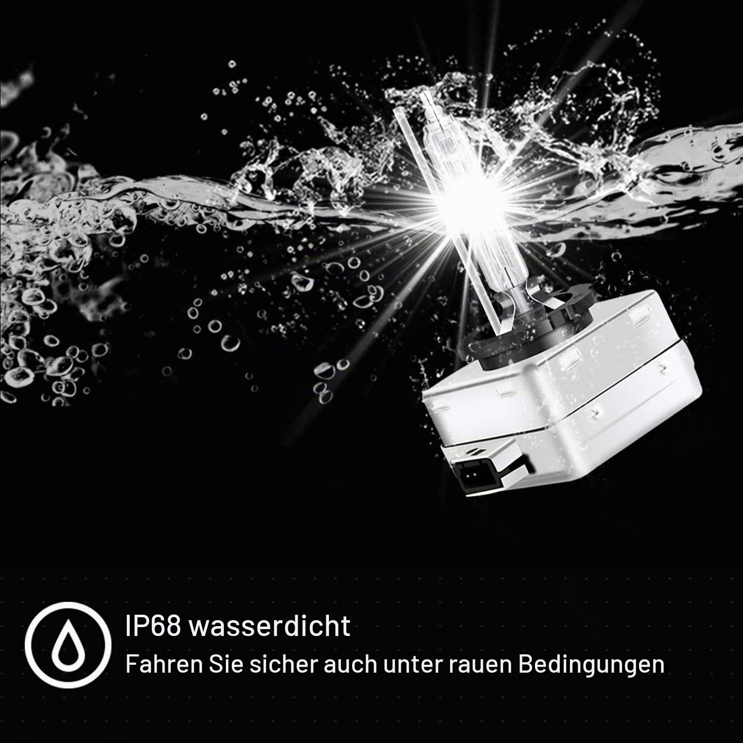 WinPower D1S Bi Xenon Brenner 35W HID Scheinwerfer Biren Entladungslampe Set 85V 6000K Diamond Weiß Mehr Licht Extreme Vision Headlight Lampe, 2 Stücke