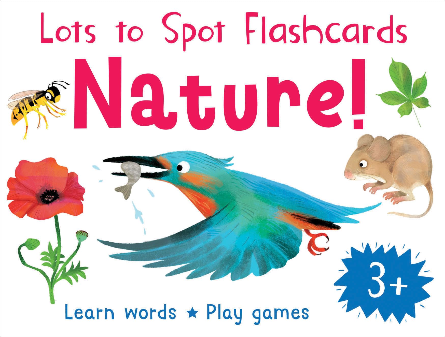 Lots to Spot Flashcards: Nature!: Illustrated Preschool Learning Cards for Wildlife Vocabulary and Number Skills