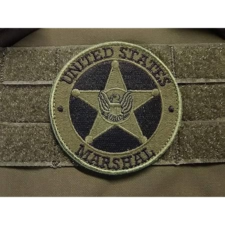 Amazon ワッペンパッチusマーシャルu S Marshal丸型 ｒｇ ワッペン アップリケ 通販