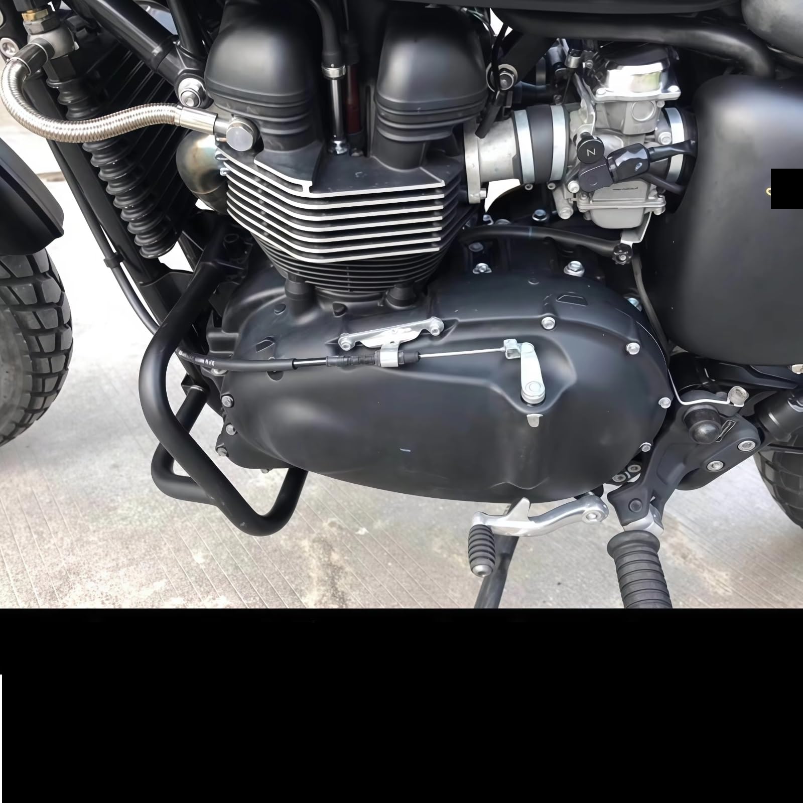 Compatible Avec Triumph Pour T900 Pour Scrambler 900 2006-2016 Cadre Pare-chocs Moto Barre Protection Moteur Protecteur Réservoir Latéral