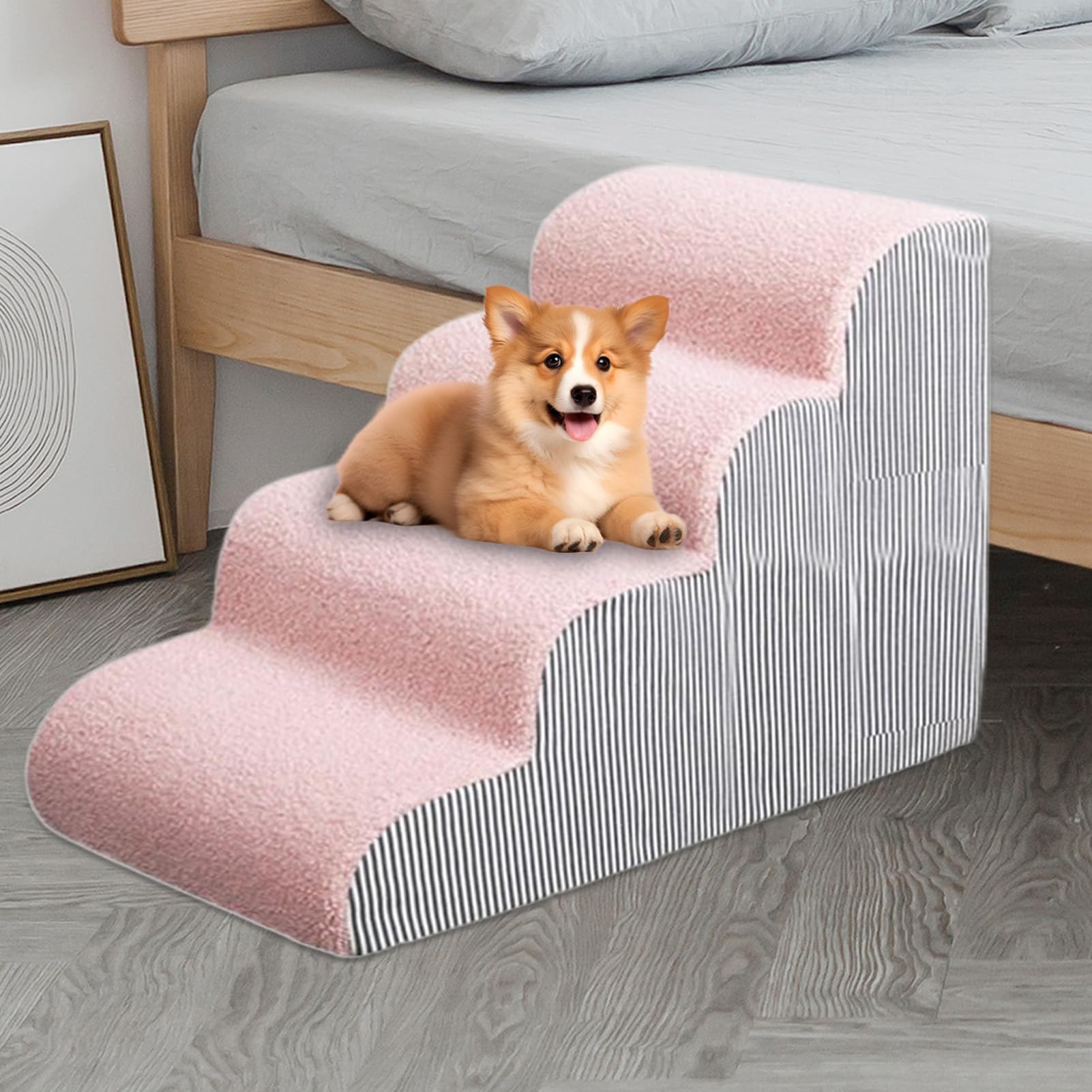 Escalones De Cama Para Perros Lavable Antideslizante Escalera Sofá