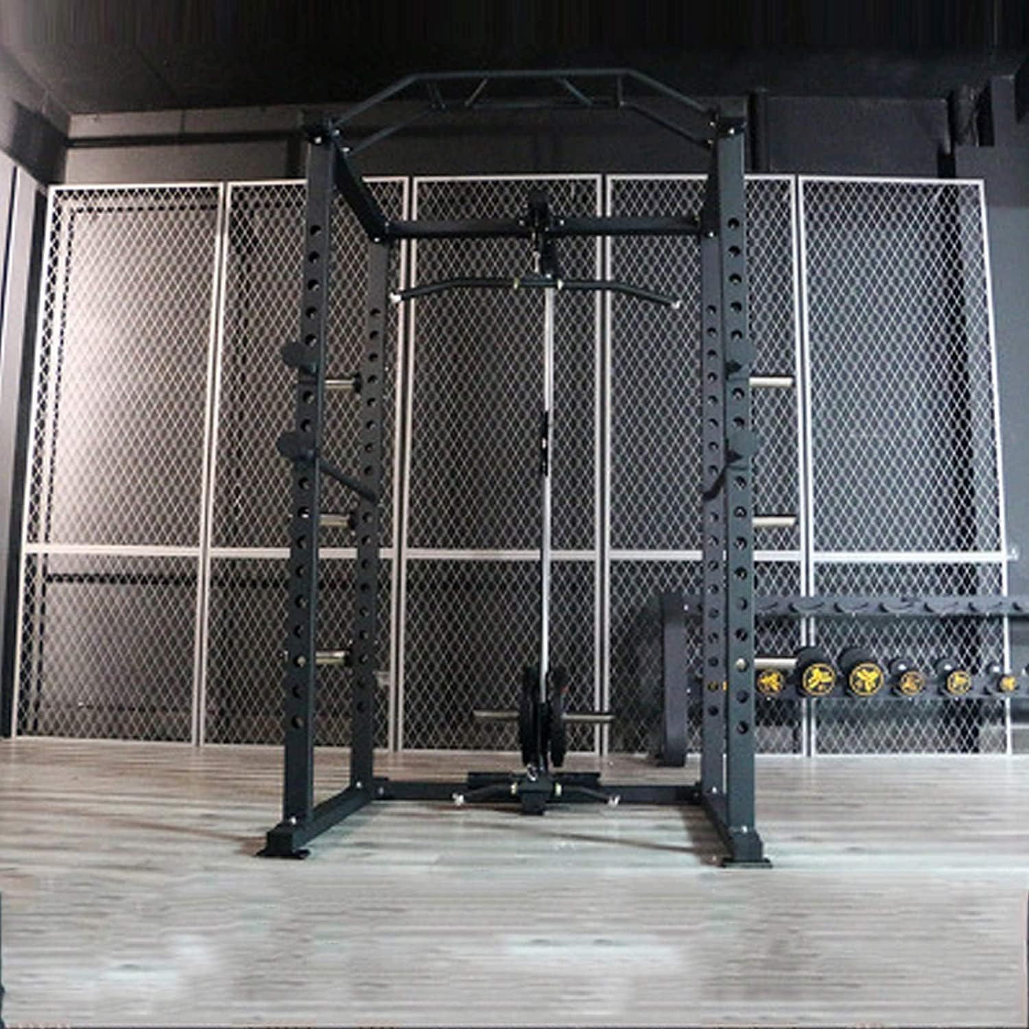 Profesjonalny stojak na przysiady, sprzęt do treningu siłowego, domowy stojak sportowy, wielofunkcyjny stojak na przysiady, stojak na sztangę, sprzęt fitness, kompleksowy