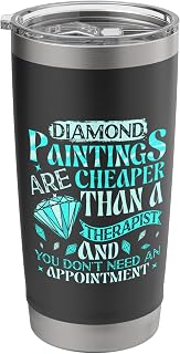 Diamond Painting Collection Storage Diamond Artist Stainless Steel Insulated Tumbler