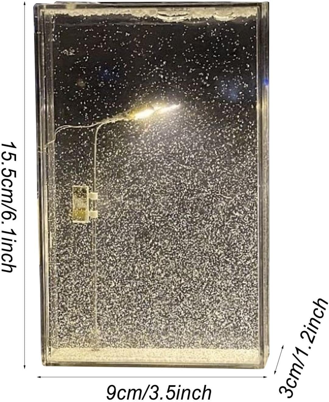 Magic Snow Lamp, Street Light Snow Globe, DIY Snow Tales Lamp with Bench, Night Street Lamp Christmas Snow Scene Light DIY Materials, Snowtales Lamp for Romantic Gifts for Girlfriend (1) - Image 7