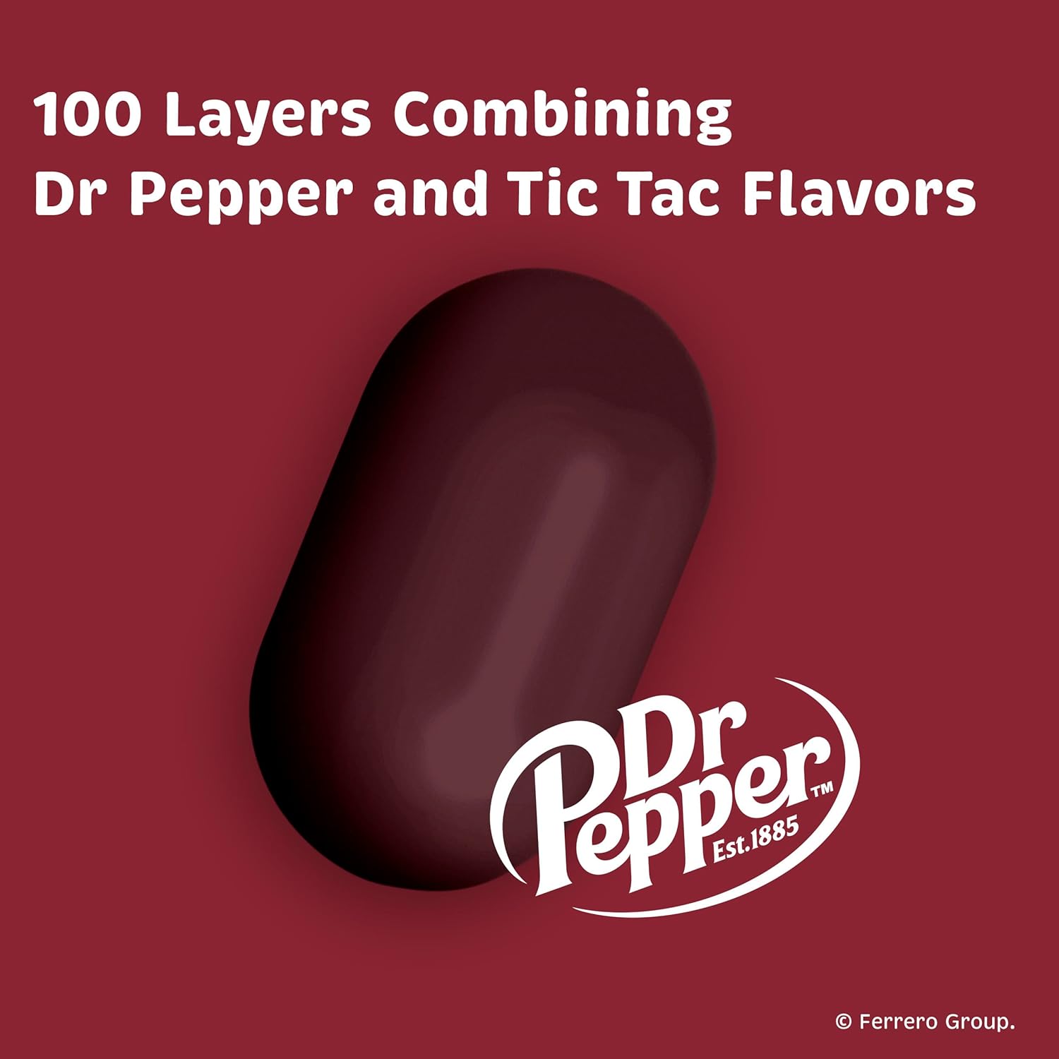 Tic Tac Dr Pepper, Pocket-sized Mints, Dr Pepper Flavored On-the-Go Refreshment, Bulk 8 pack, 3.4 oz Each