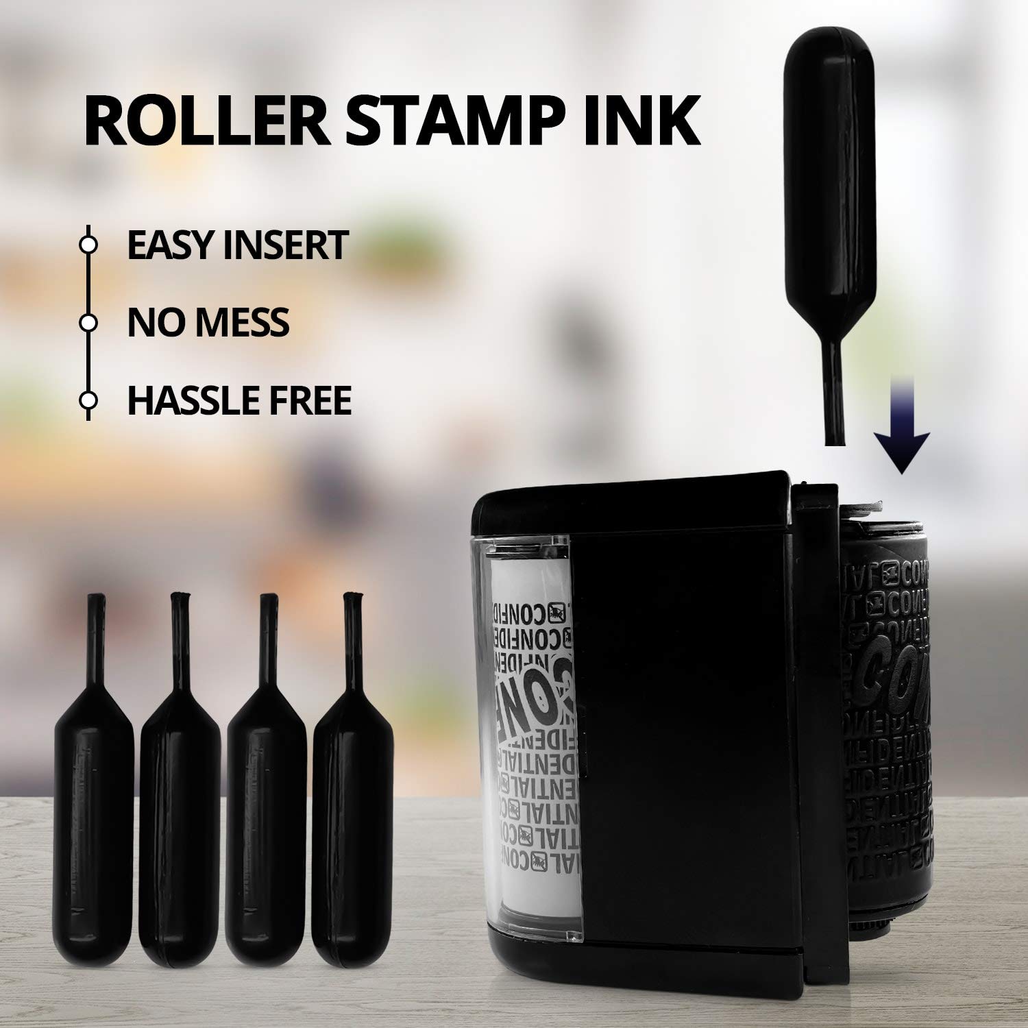 Address Blocker Roller Stamp Identity Theft Protection Privacy Protection Roller Stamp - Address Blocker For Mail & Packages To Prevent Identity Theft Security Roller Stamp - View #3