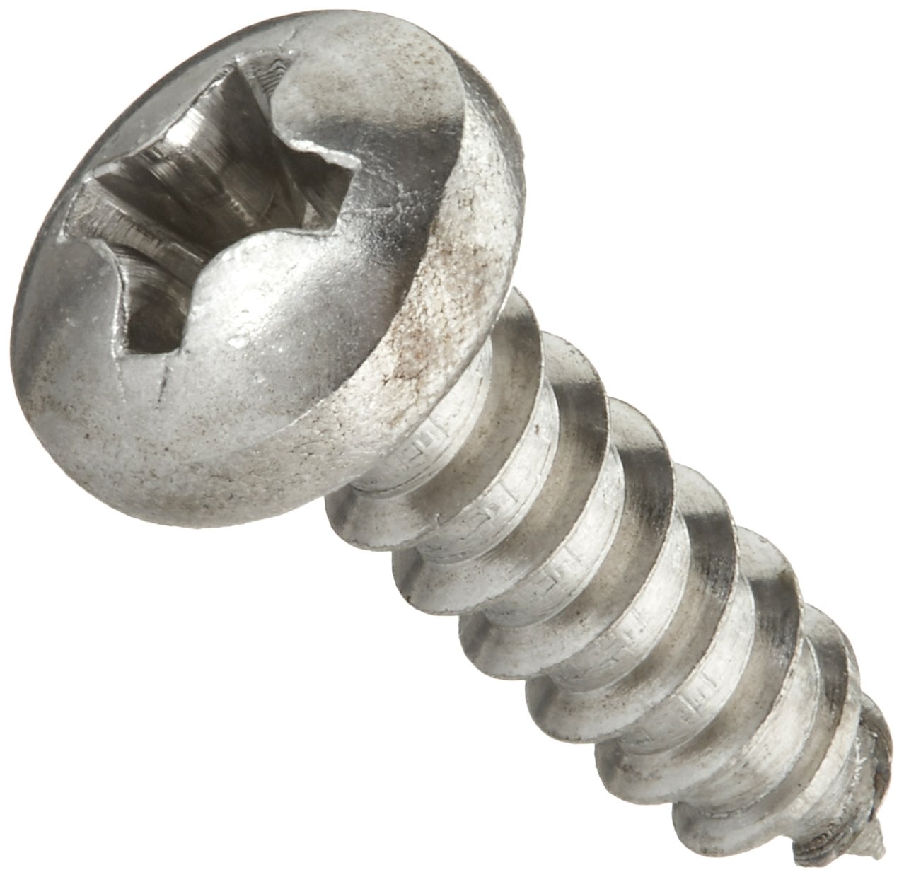 Prime-Line #10 X 1/2 Inch Sheet Metal Screws - 100-Pack Stainless Steel Self-Tapping Pan Head