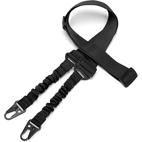 Rifle Sling 2 Point Extra Long Adjustable Traditional Magpul Sling with QD M-Lock 360 Degree Rotation Swivels and Mounts 2 PCS for Outdoors Sports Hunting Army