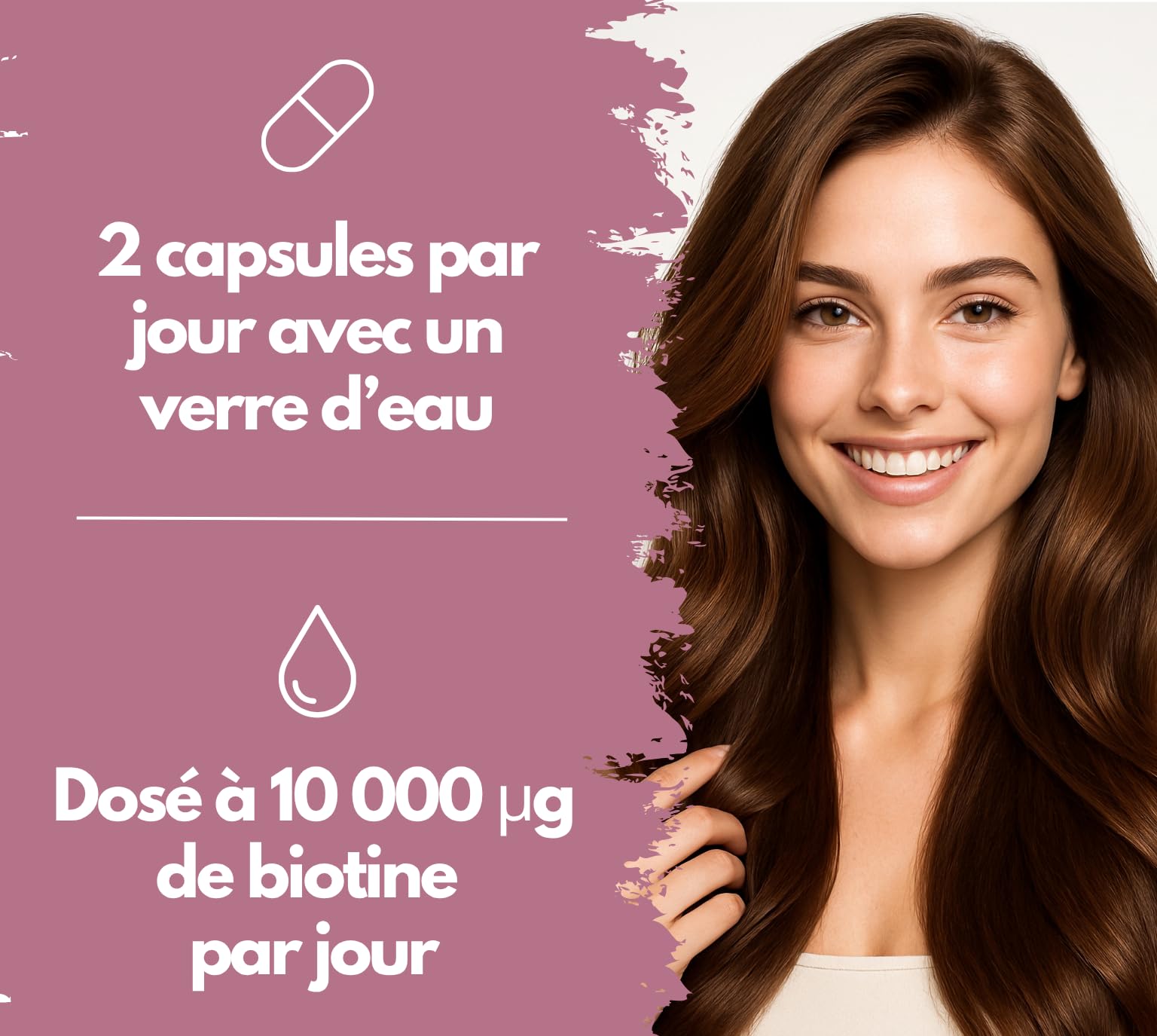 EXVital Biotine Complexe, Vitamines pour les cheveux, Avec extraits de palmier nain, de pépins de courge et de racine d’ortie, 240 capsules véganes, enrichies en sélénium et zinc, testé en laboratoire