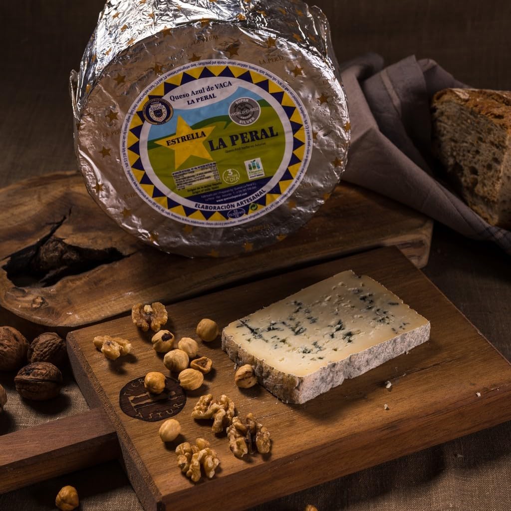 QUESO ASTURIANO SEMI-AZUL "LA PERAL" DE ILLAS (750 grs.)