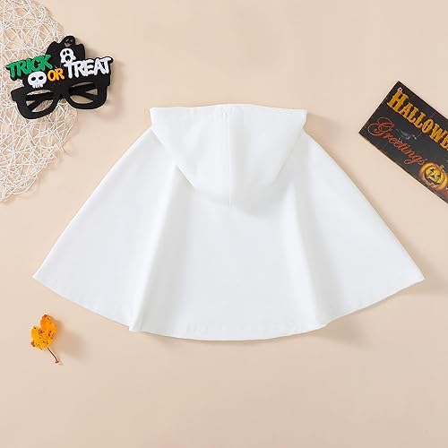 Miniatura 3 de Dcohmch Disfraz de Halloween para niños y niñas, capa con capucha, poncho para fiesta de disfraces y cosplay