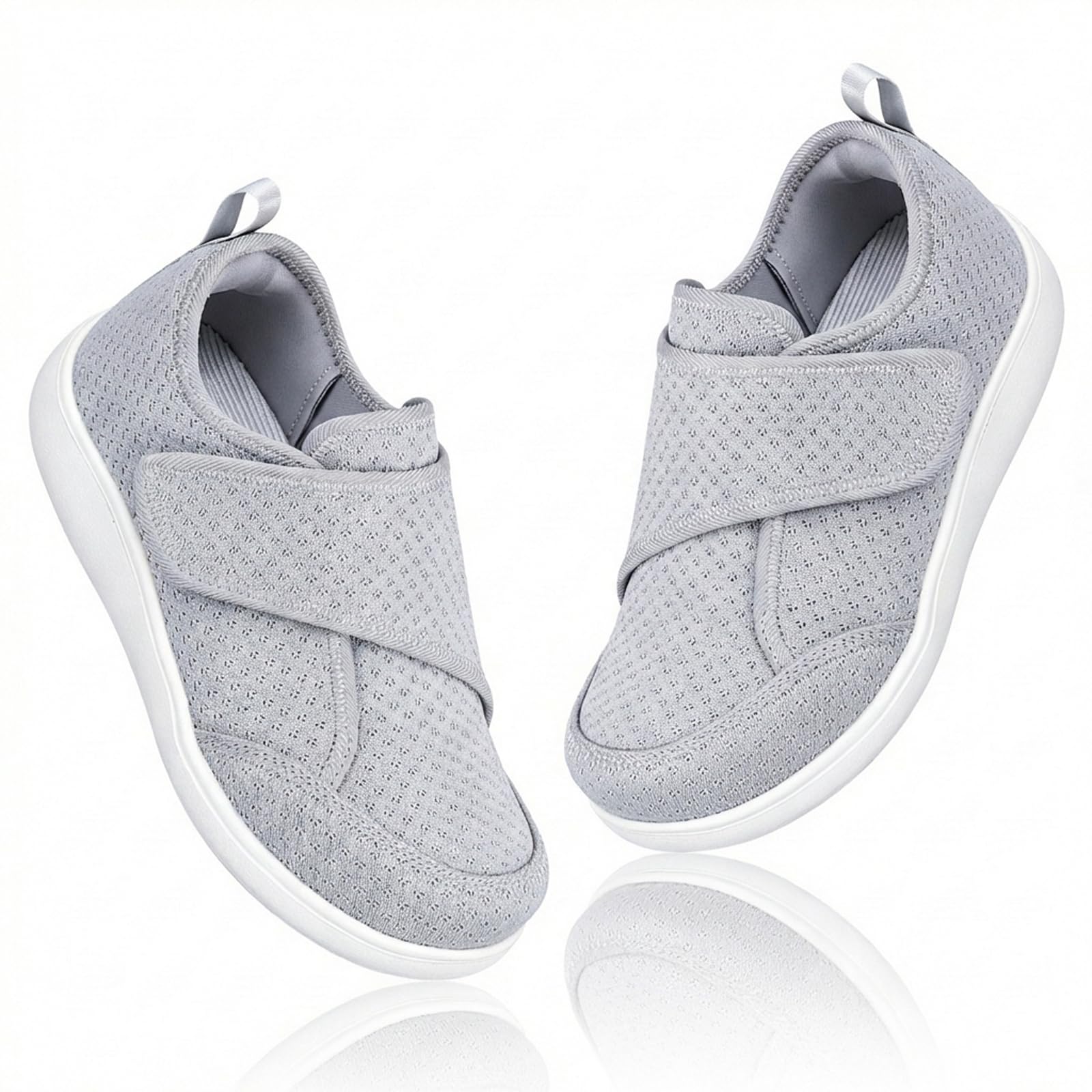 Scarpe da passeggio da donna da uomo larghe scarpe diabetiche per anziani larghezza regolabile artrite edema scarpa casual allargamento scarpe per anziani comode scarpe ortopediche per