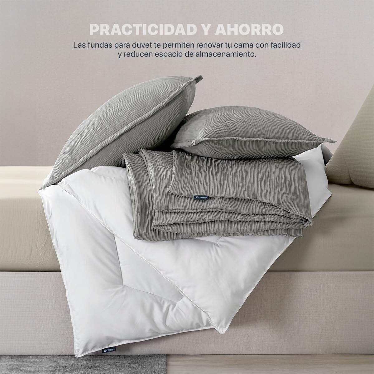 Colchas King Size Edredu00f3n Duvet Trenzado King Size Con Fundas