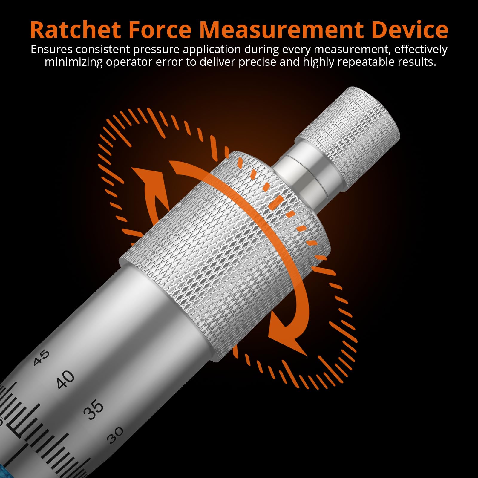 Proster Micrómetro Externo 0~100mm 4PCS Micrometro Metrico 0-25mm, 25-50mm, 50-75mm, 75-100mm con 3 Varillas de Calibración y Llave Especial para Mecanizado, Automoción Inspección