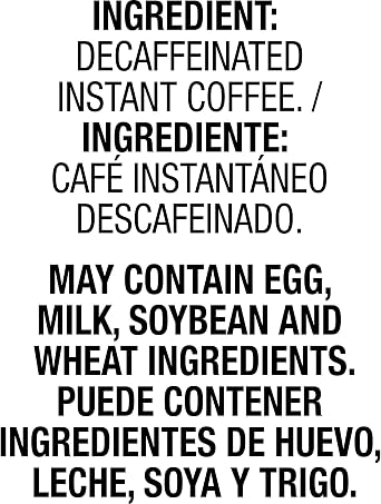 Folgers Classic Decaf Instant Coffee Crystals Packets, 6 ct