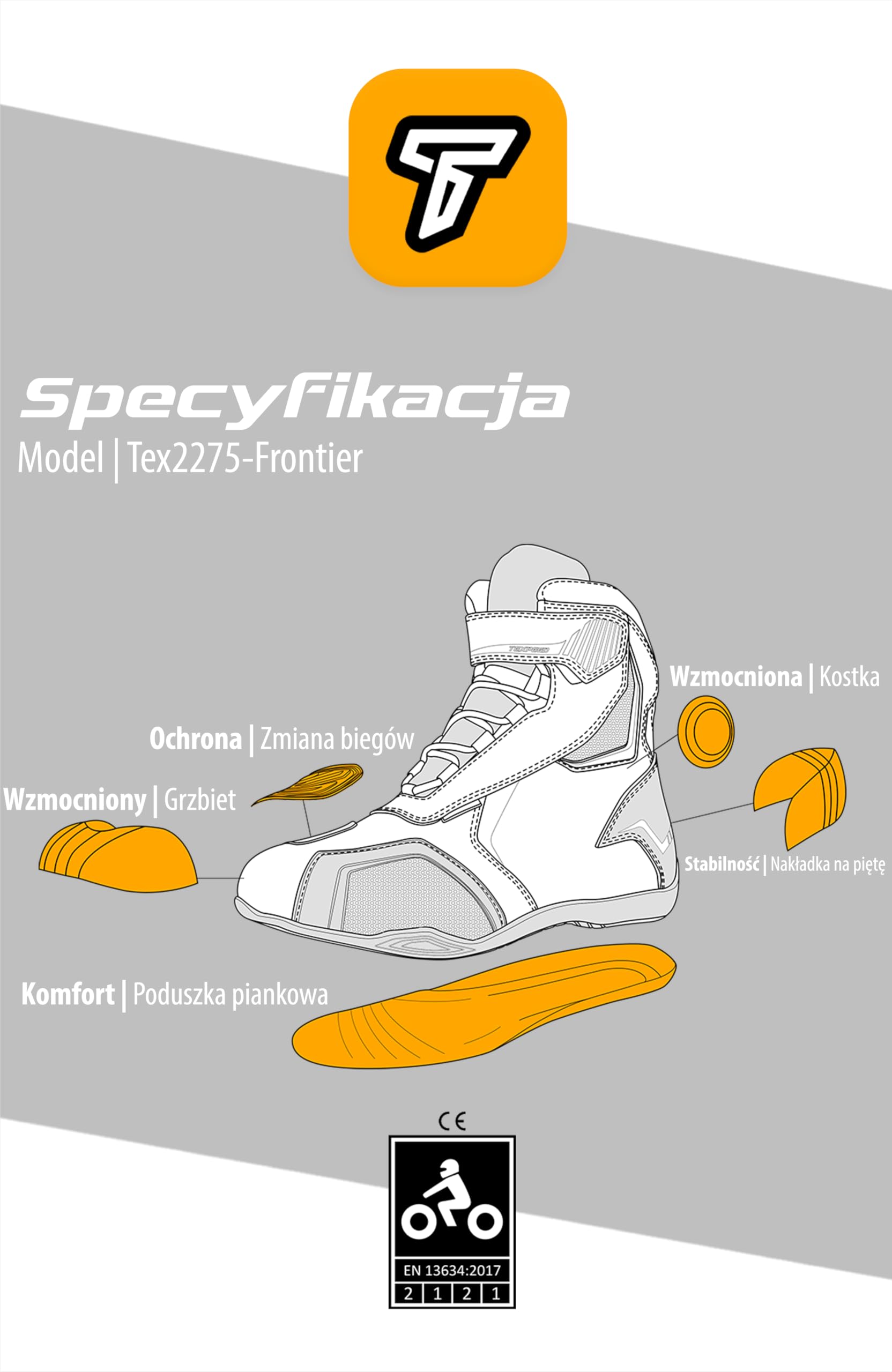 Texpeed Skórzane i zamszowe buty motocyklowe dla mężczyzn – w 100% wodoodporne, zatwierdzone do jazdy na krótkich trasach, w stylu turystycznym/wyścigowym – Czarne EU 45