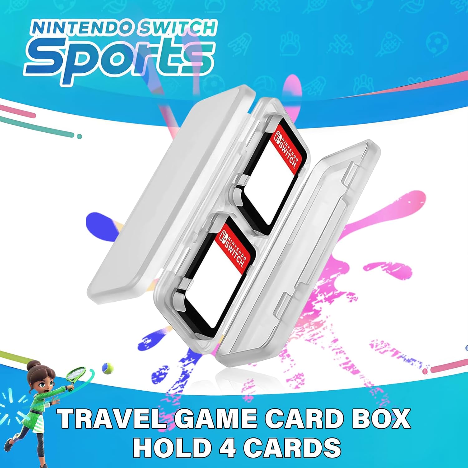 BRHE Nintendo Switch Sports Accessories 16 in 1 Nintendo Sports Bundle for Switch Sports Games,Family Accessories Kit for Switch/OLED Sports Games