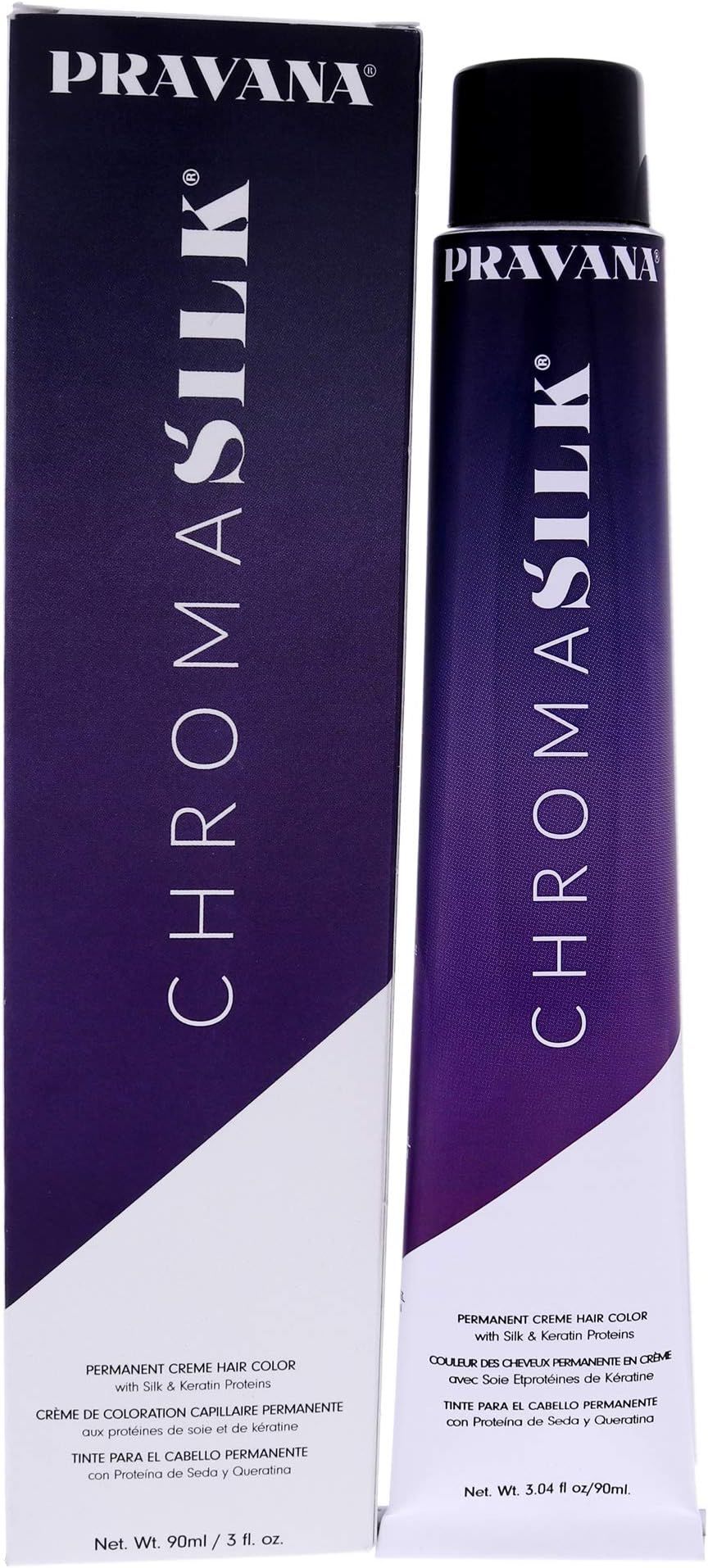 Pravana ChromaSilk Creme Hair Color - 6.5 Dark Mahogany Blonde Unisex Hair Color 3 oz