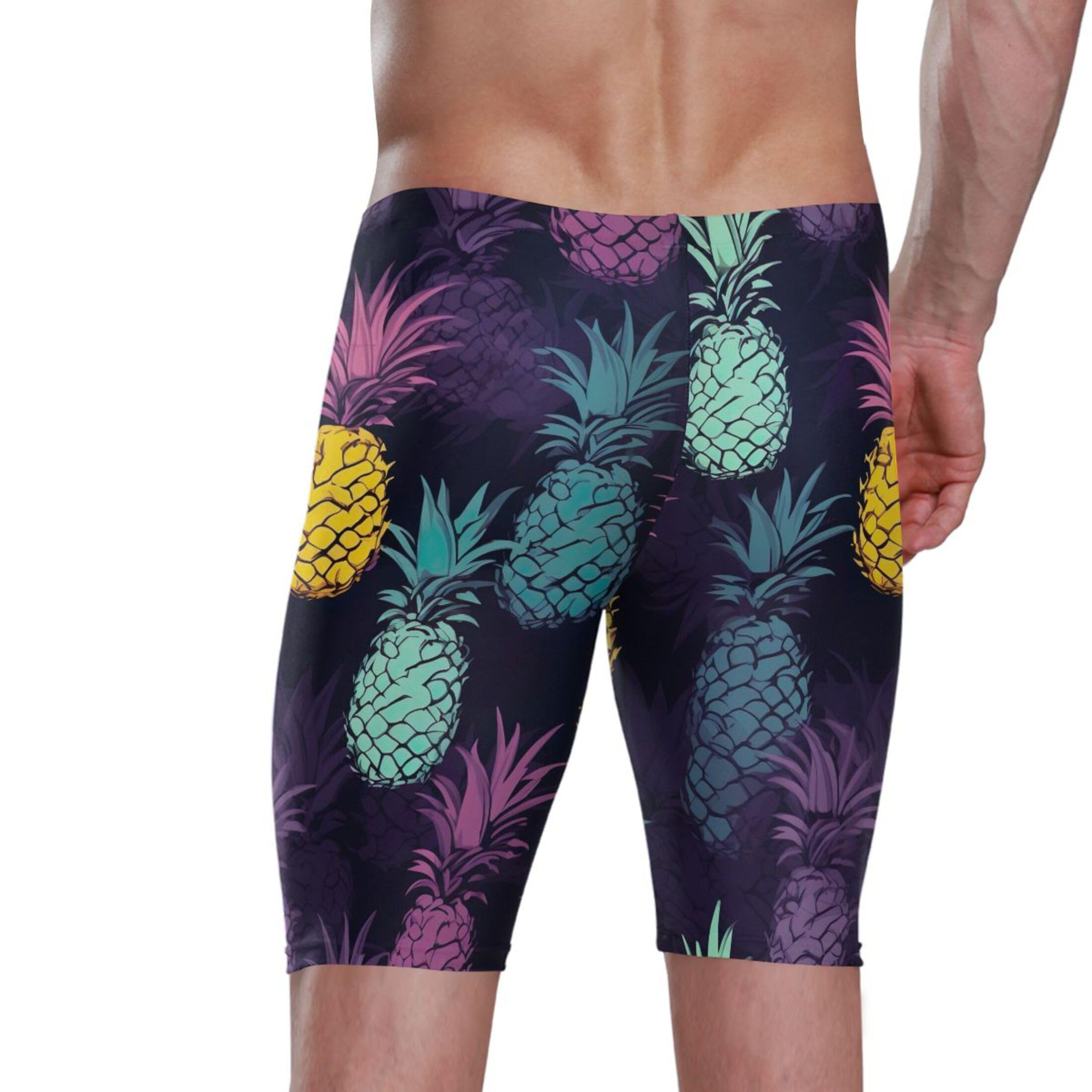 UMIRIKO Pineapple Fruit Mens Swim Jammers Swimsuit XL B0401040