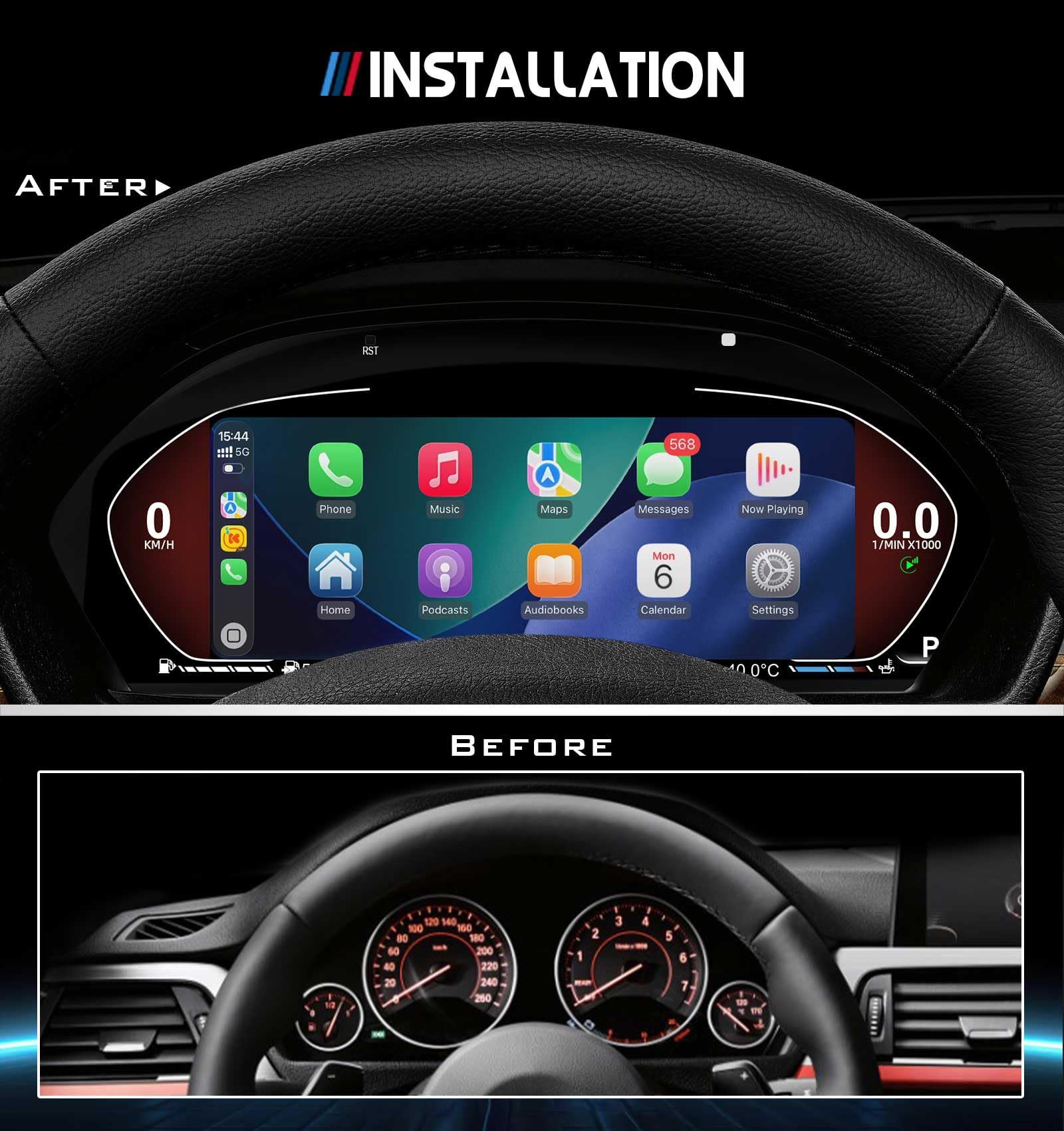 BMW F30 F31 F34 Cuadro Instrumentos Digital LCD 12,3" CarPlay Android Auto