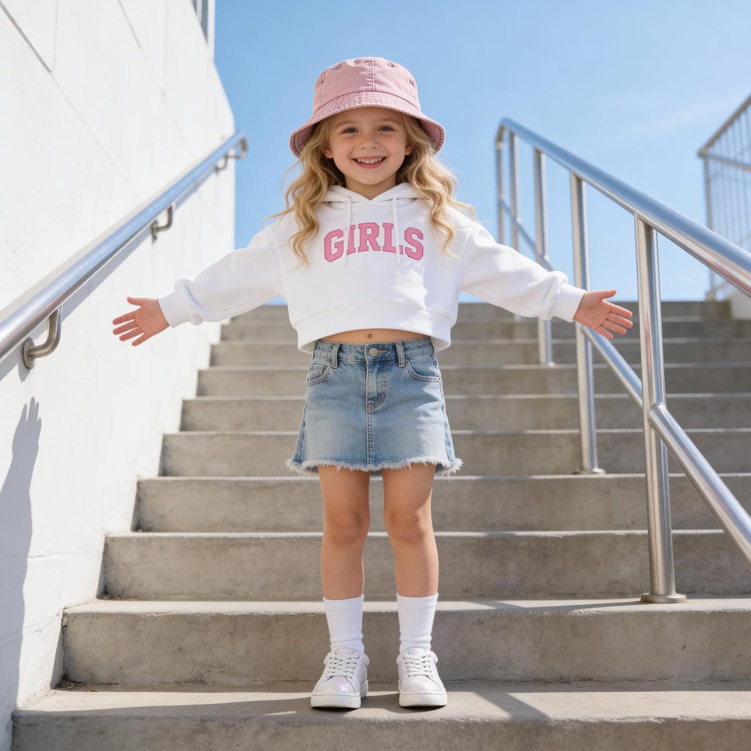 Bernal Girls & Boys Sparkle Glitter Sequin Sneakers Toddler/Little Kid/Big Kid Slip On School Low Top Walking Shoes Show Gift - Image 2