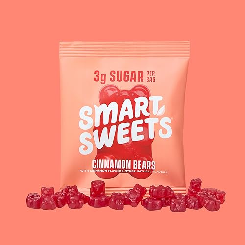 Miniatura 13 de SmartSweets Sour Blast Buddies, caramelo con bajo contenido de azúcar (0.11 oz), bajo en calorías (100), sin edulcorantes artificiales, a base