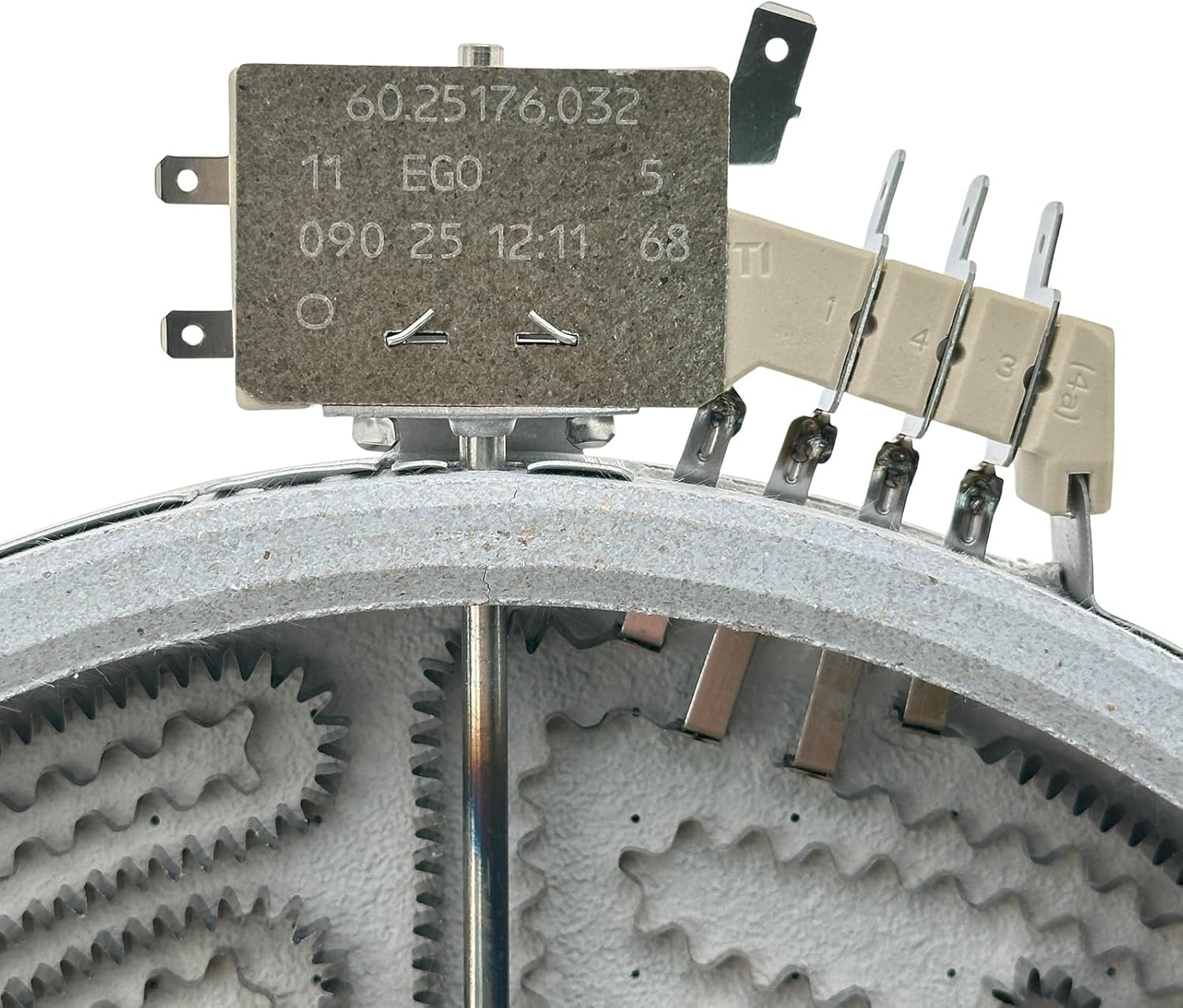 316530000 316530001 Range Cooktop 9" Radiant Surface Element Burner 3200(1100) W OEM Replacement Parts, Replaces W10251107 WPW10251107 W10251108 WPW10251108 W10631481 00755050 9000889418 9000750482