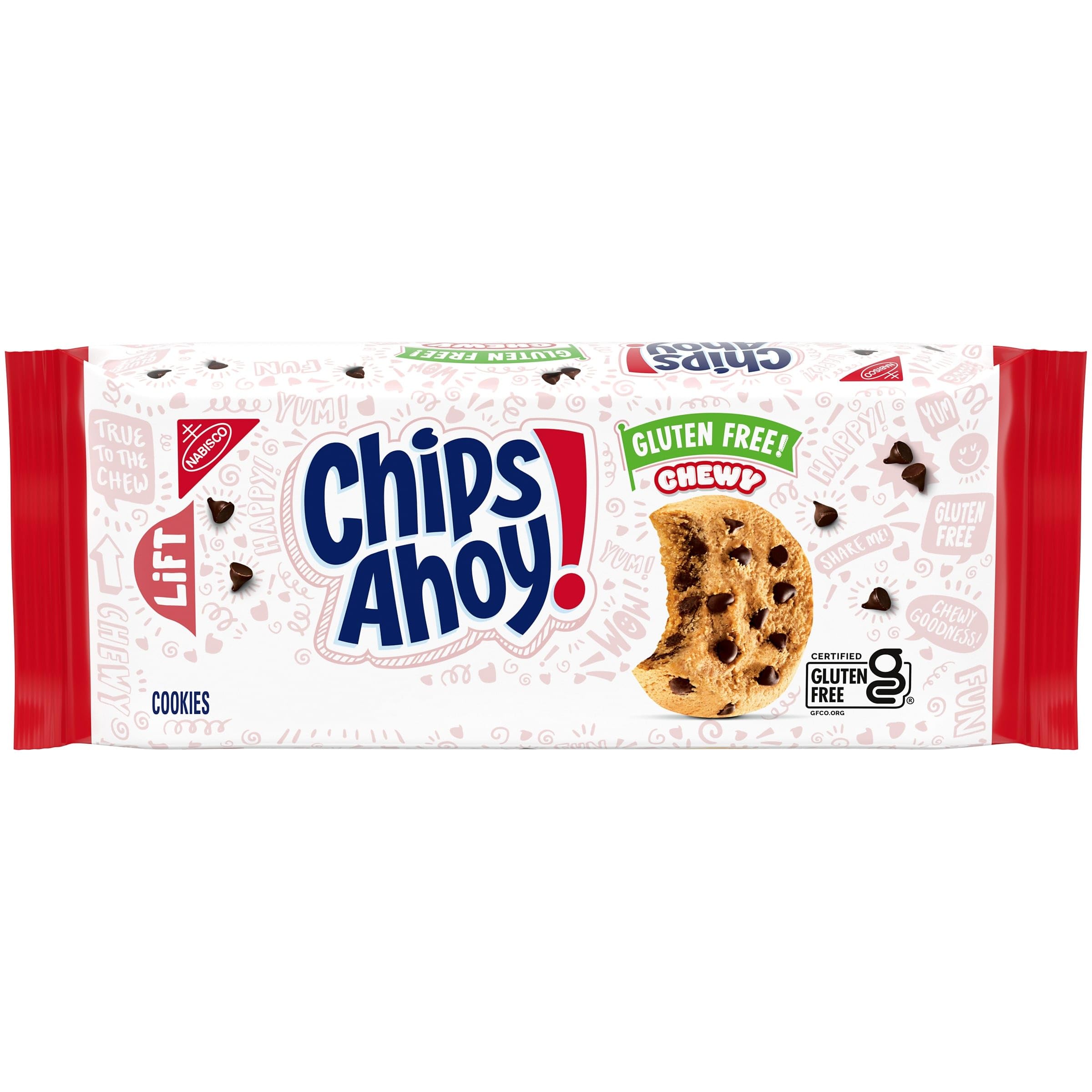 CHIPS AHOY Chewy Gluten Free Fudgy Chocolate Chip Cookies 9 75 oz