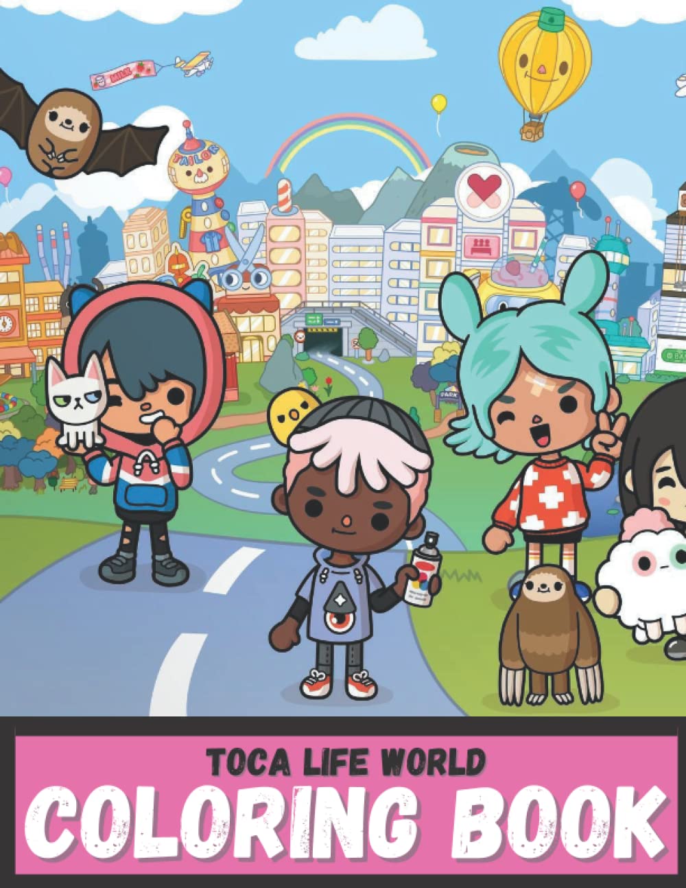 Toca Life World Coloring Book Premium Toca Boca Coloring Books For 