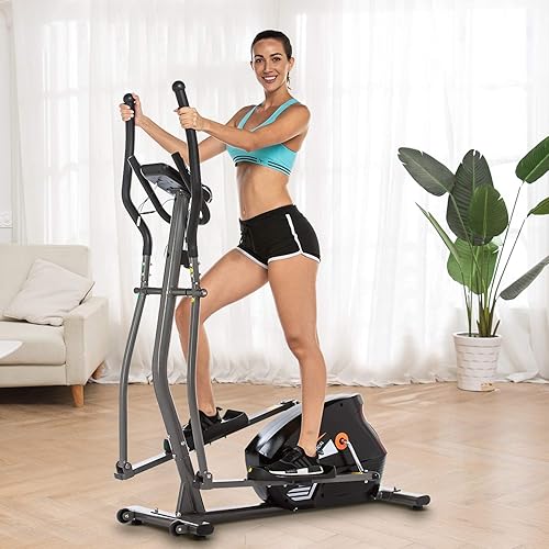 Miniatura 8 de FUNMILY Eliptical Exercise Machine, 390lbs Weight Capacity, Ultra-Quiet Magnetic Elliptical Cross Trainer Machine for Home Workout