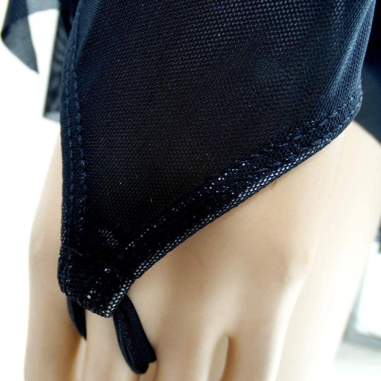 ZEDDG Mädchen Eiskunstlauf Kleid Ballettkleid Ballettanzug Gymnastikanzug Ballett Trikot Body Mit Strass Wettbewerb Kostüm,Black-XS
