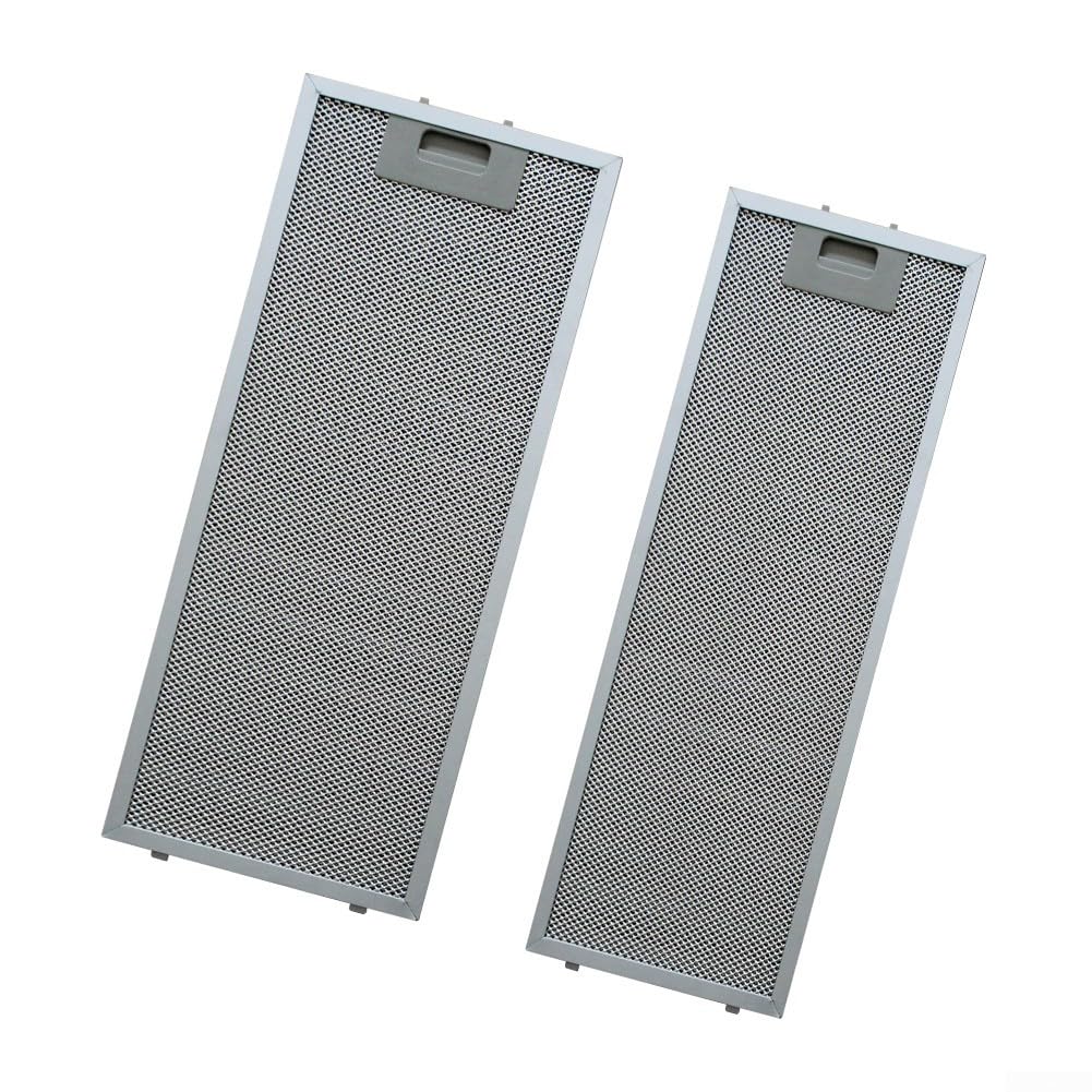 Paquete de 2 filtros de metal para campana extractora Teka TL2000 TL1-62, filtro de grasa de aluminio de 5 capas de 500 x 192 mm y 500 x 138 mm, pieza de repuesto de ventilación de cocina de