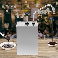 Vista 3 de Bomba dispensadora de salsa comercial de acero inoxidable 304, ketchup, dulce de azúcar caliente, chocolate con queso, caramelo caliente