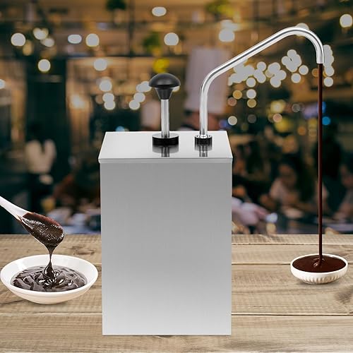 Miniatura 3 de Bomba dispensadora de salsa comercial de acero inoxidable 304, ketchup, dulce de azúcar caliente, chocolate con queso, caramelo caliente,