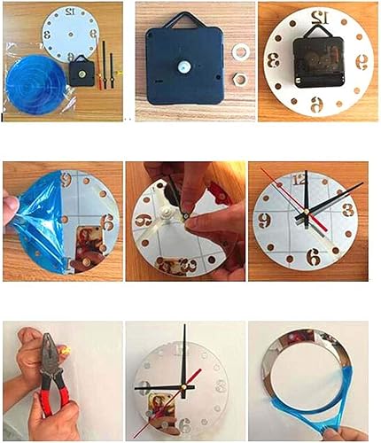 Miniatura 7 de SHTY - Adhesivo decorativo para pared diseño de pared diseño creativo de acrílico taza de café tetera 3D reloj de pared decorativo de cocina reloj