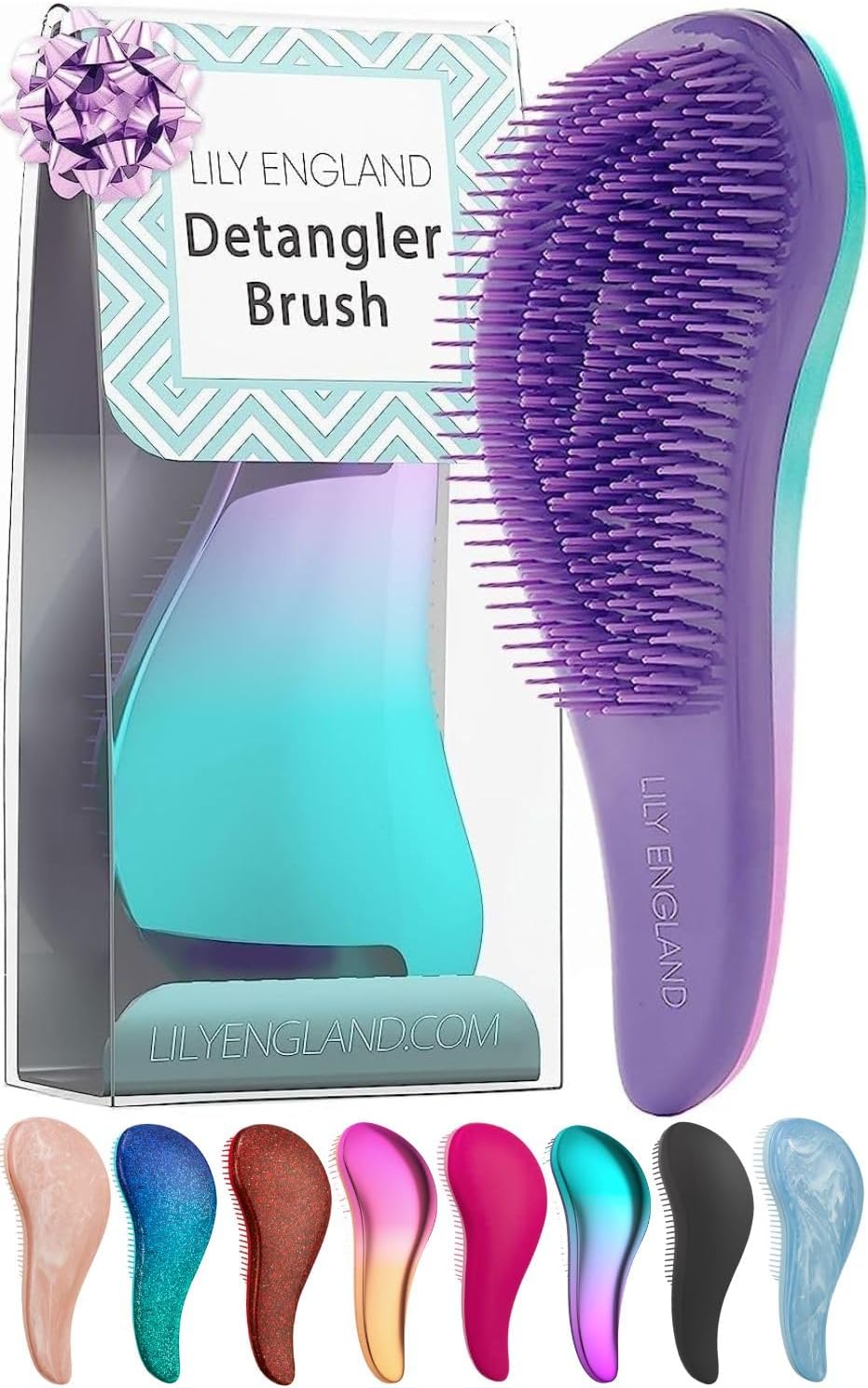 Detangling Brush for Curly Hair, Straight, Dry & Wet Hair Brush for