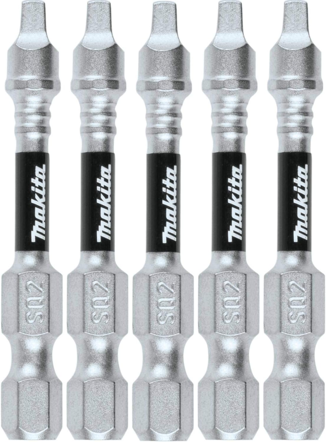 Makita E-00941 Impact XPS™ #2 Square 2" Power Bit, 5/pk
