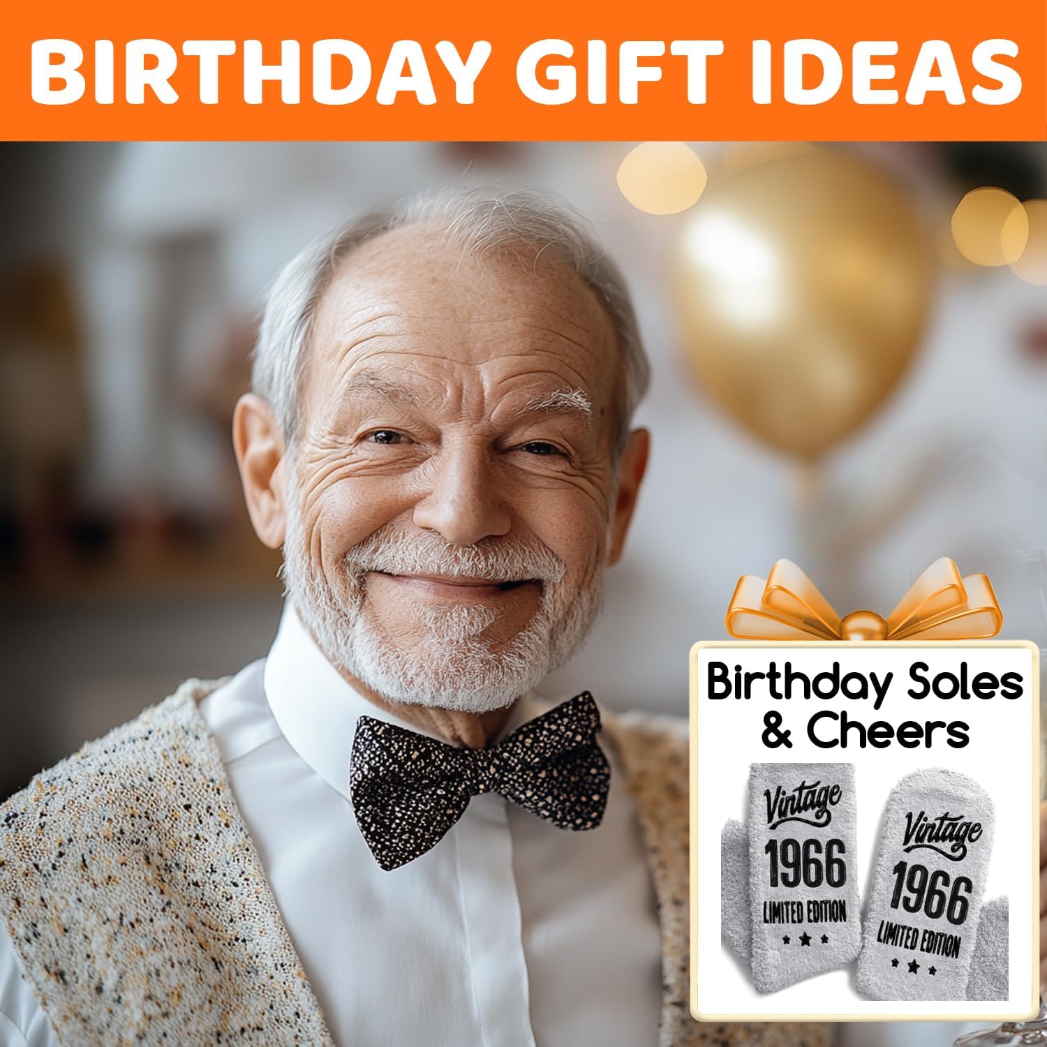 HAPPYPOP Birthday Gifts for Men - Birthday Socks for Dad & Grandfather, Gifts for Ages 51-60 - Image 3