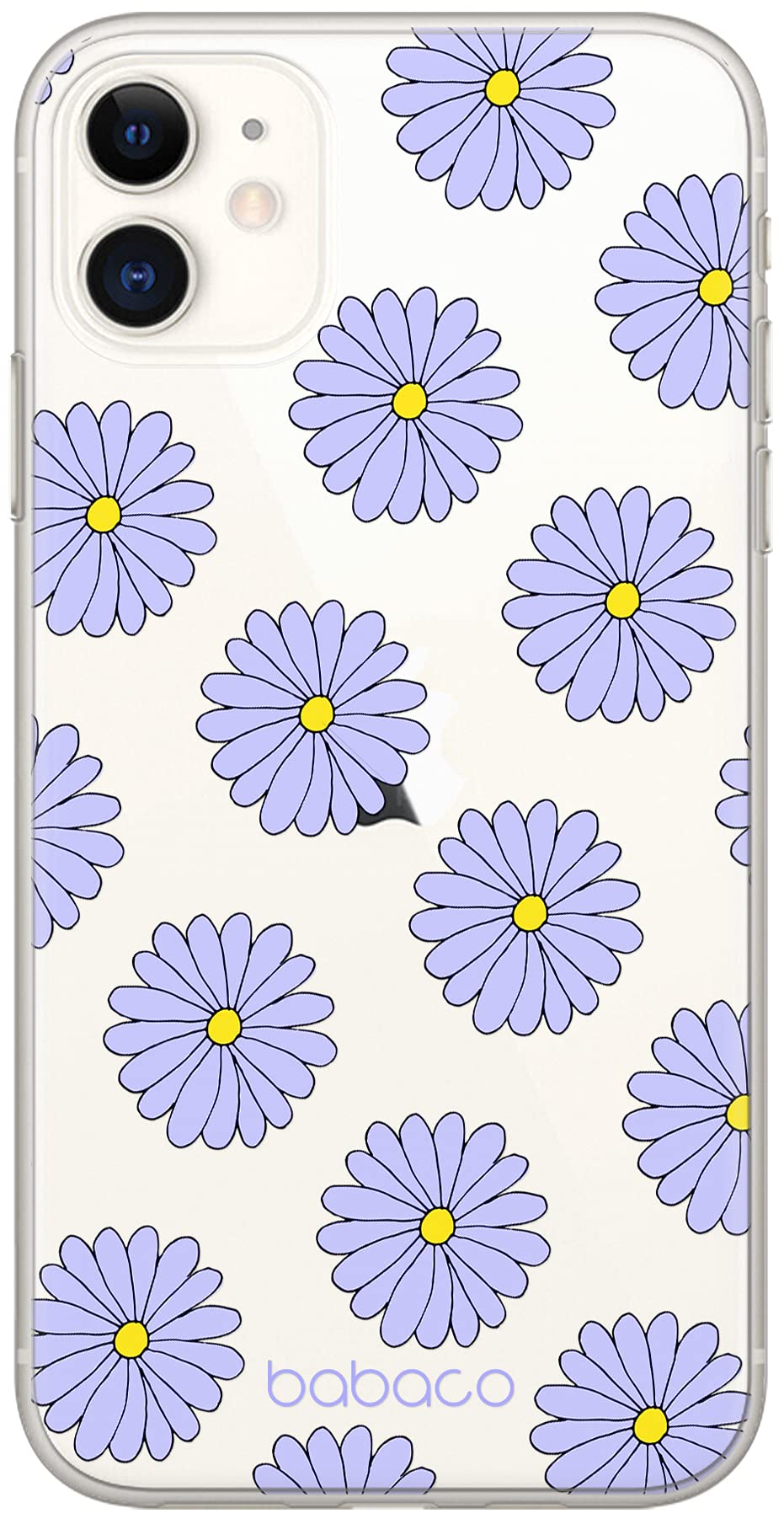Custodia BABACO Per IPhone 11 Con Fiori - Cover Originale Licenza Ufficiale In TPU Flessibile - Design Flowers 035 - Antiurto E Graffio - 4