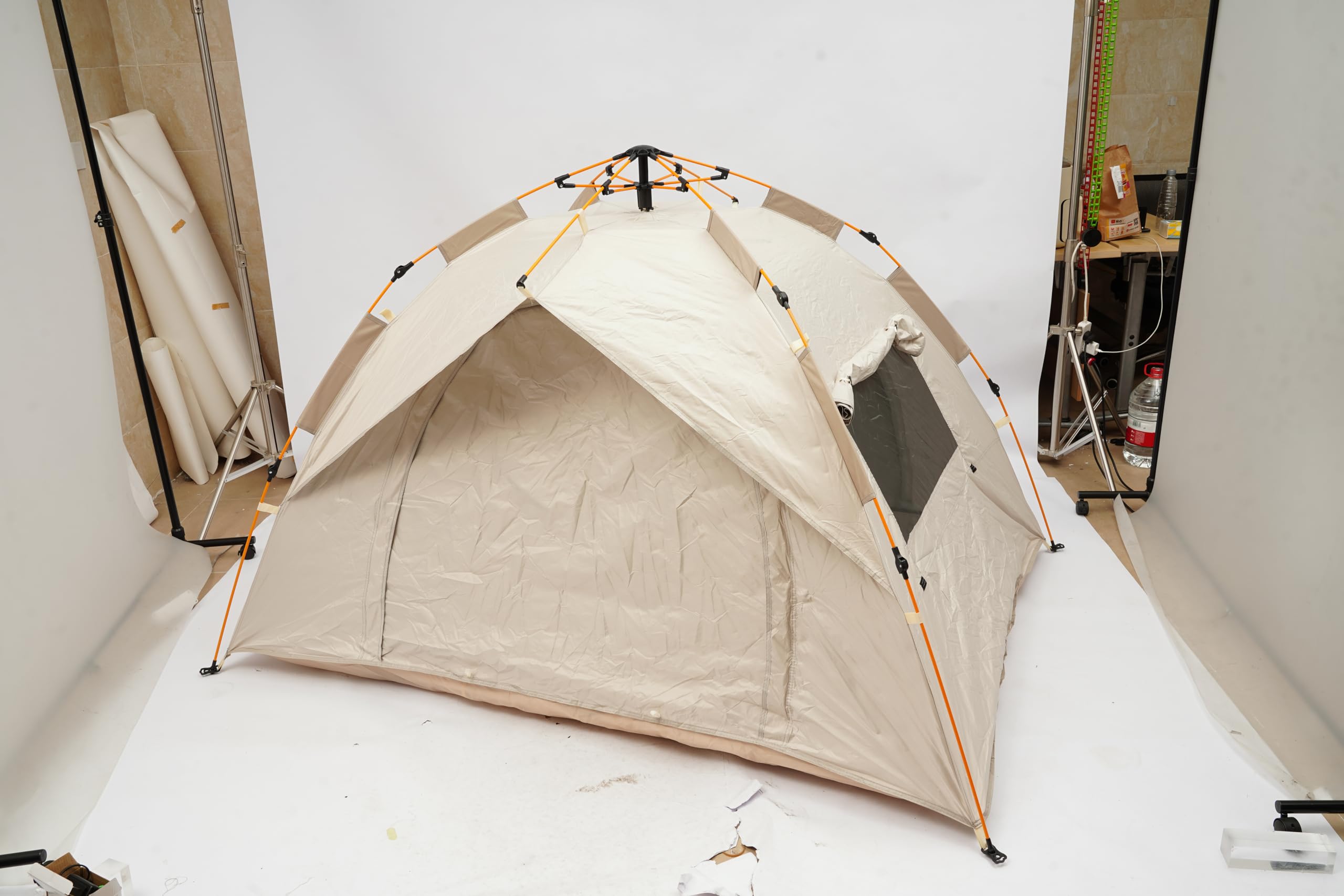 Tenda pop-up per 2-3 persone – Tenda da lancio automatica impermeabile con protezione UV UPF50+, montaggio rapido, tenda da spiaggia per campeggio e viaggi