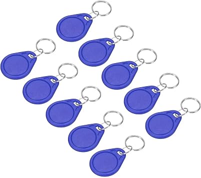 13.56MHZ NFC DES Fire EV3 2K/4K/8K Key Tag keyfob Blue (100 Pack) (Des Fire EV3 2K)