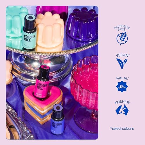 Miniatura 7 de Colour Mill Aqua Blend colorante alimentario a base de agua, 0.7 fl oz amarillo